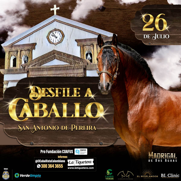 Desfile a caballo San Antonio de Pereira