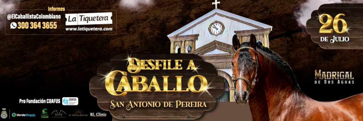 Desfile a caballo San Antonio de Pereira