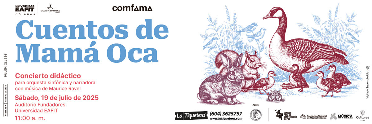 Cuentos de Mamá Oca - Concierto dídáctico para Orquesta Sinfónica y narradora con musica de Maurice Ravel