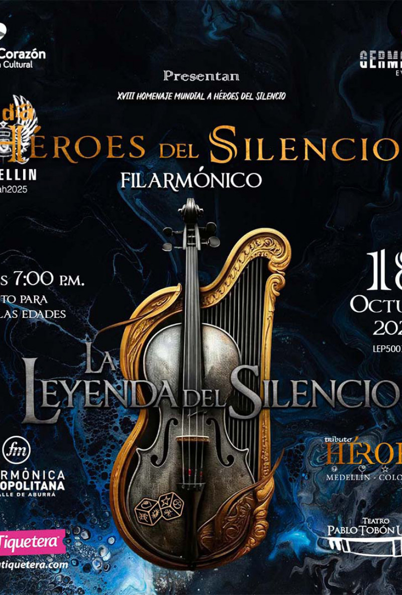 Héroes del Silencio Filarmónico “La Leyenda del Silencio” Medellín