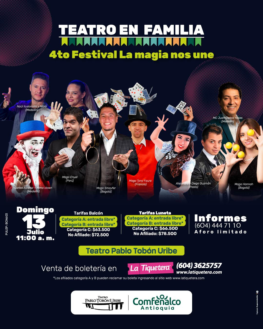 Flyer del evento