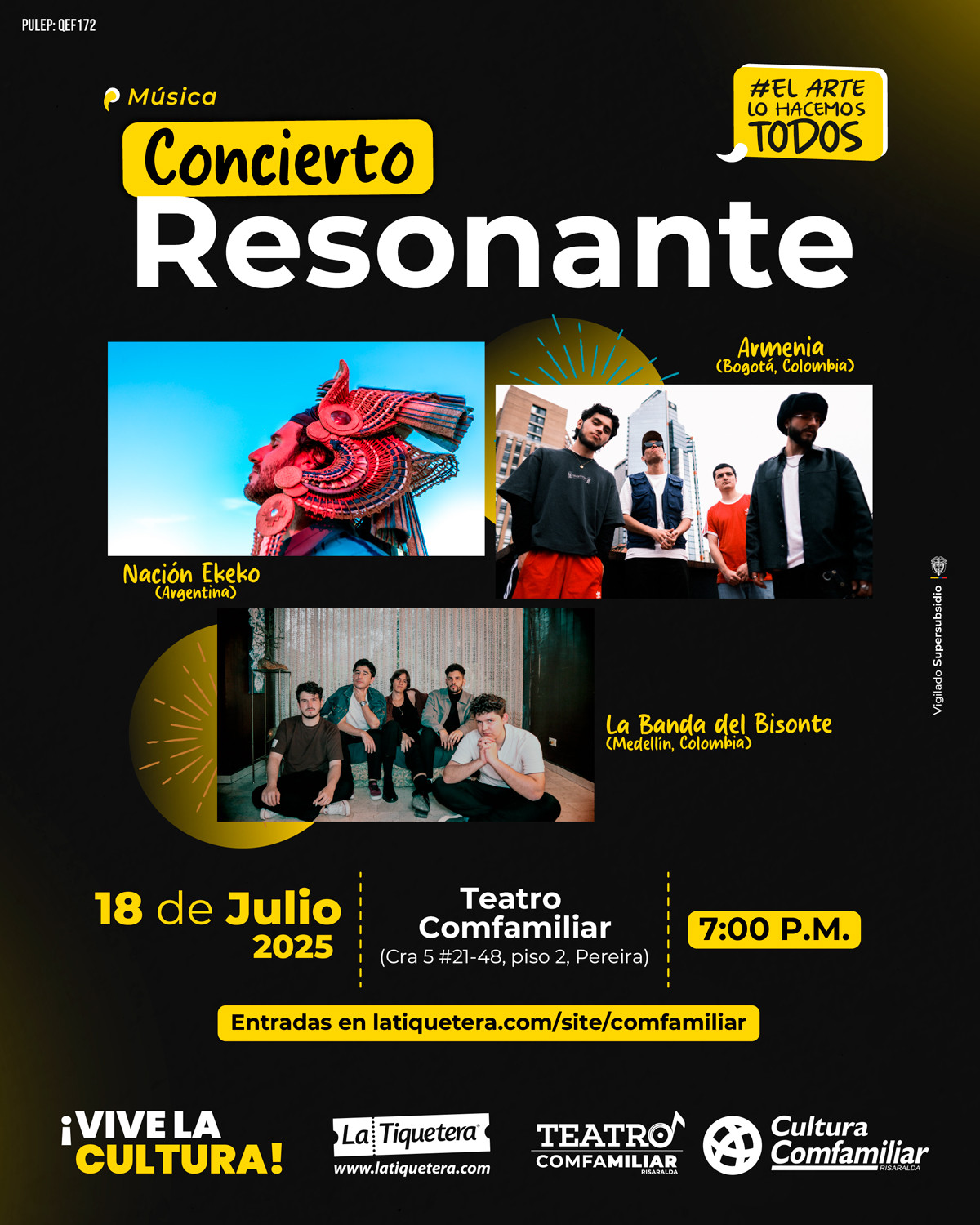 Flyer del evento