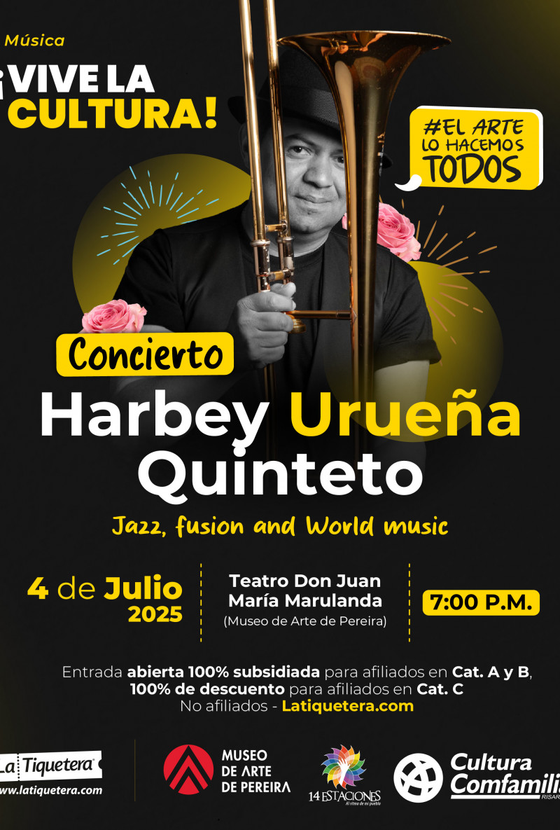 Noche de Jazz - Harbey Urueña y su quinteto - Pereira