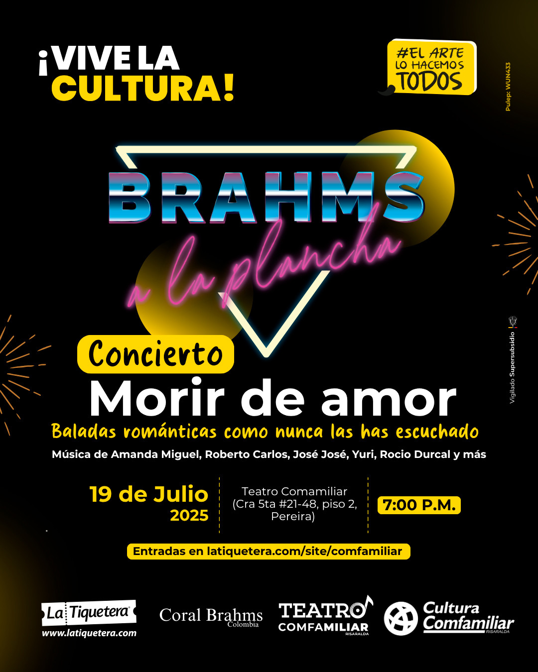 Flyer del evento