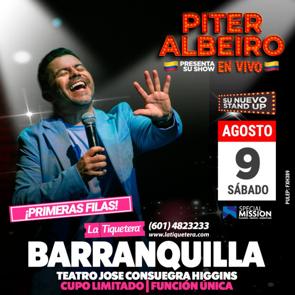 Piter Albeiro en Vivo en Barranquilla