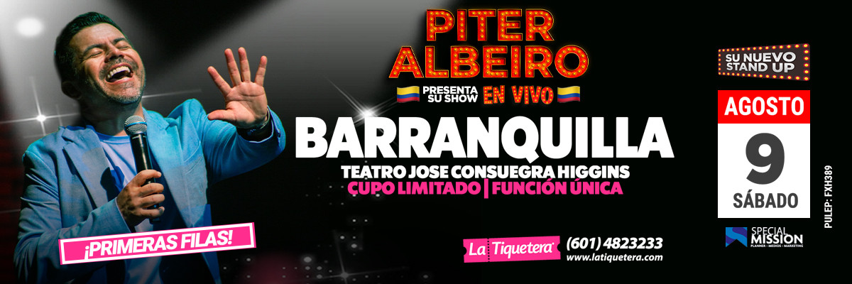 Piter Albeiro en Vivo en Barranquilla