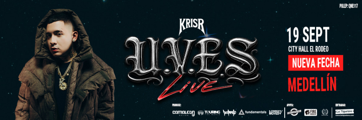 Kris R. Live en Medellín