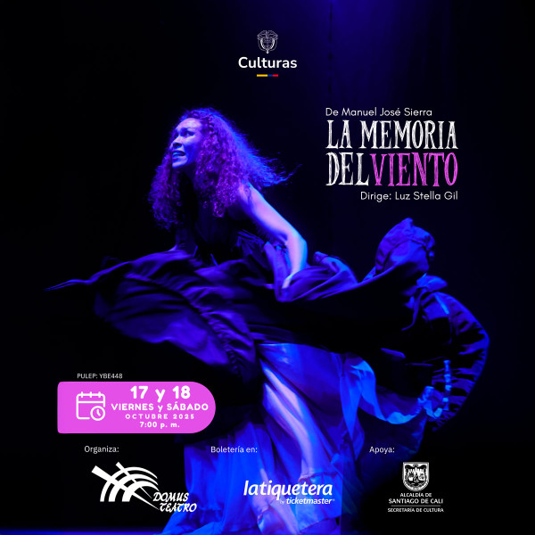 La memoria del viento, de Domus Teatro Cali La memoria del viento, de Domus Teatro Cali