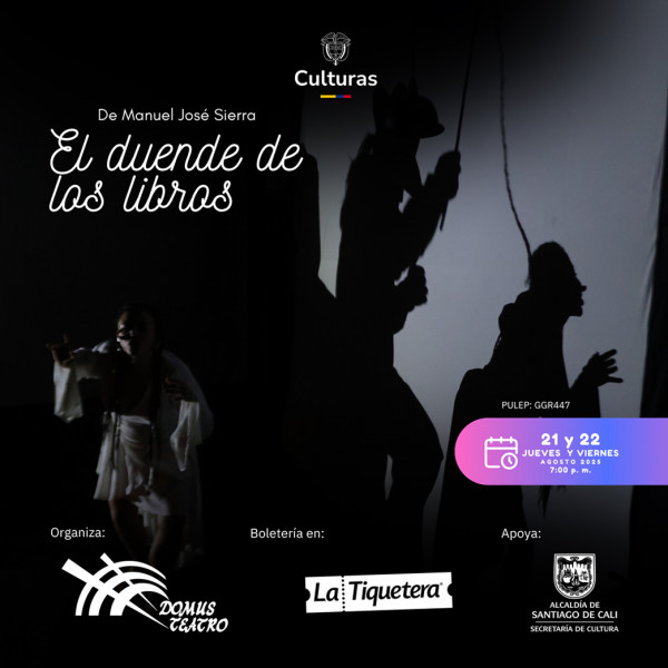 El duende de los libros, de Domus Teatro Cali