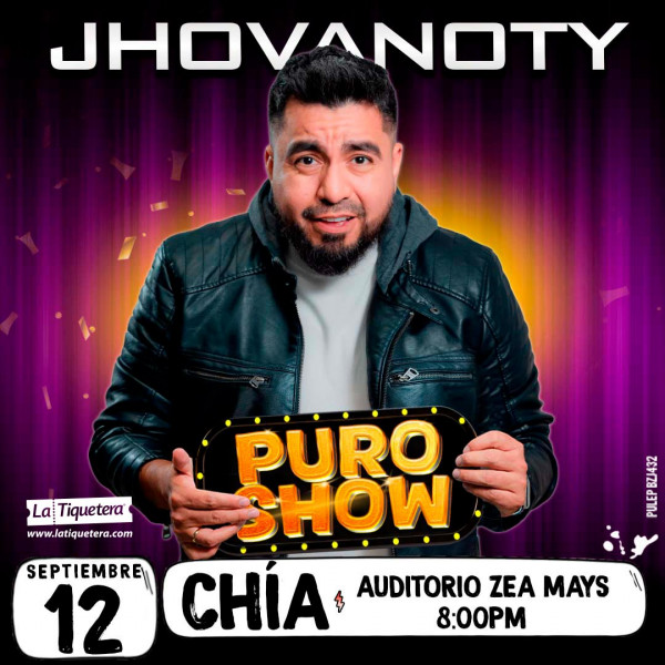 "Puro Show" de Jhovanoty en Chía