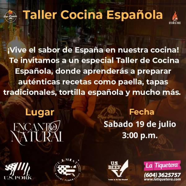 Taller de Cocina española al Barril en Medellín