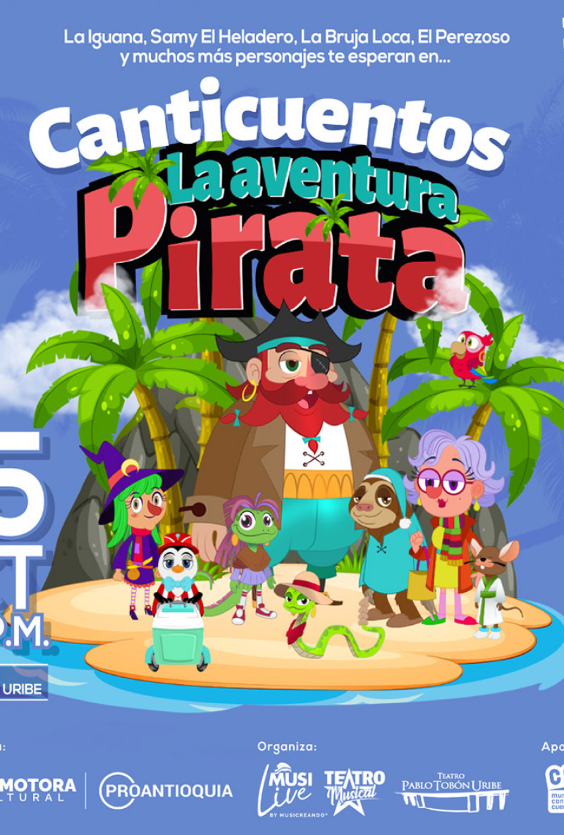 Canticuentos la aventura pirata en Medellín