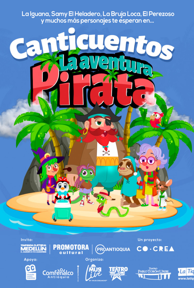 Canticuentos la aventura pirata en Medellín