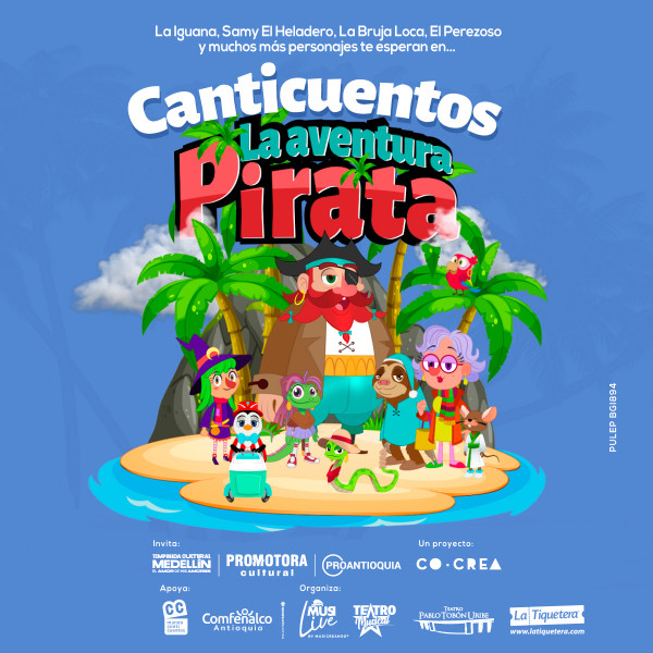 Canticuentos la aventura pirata en Medellín Canticuentos la aventura pirata en Medellín