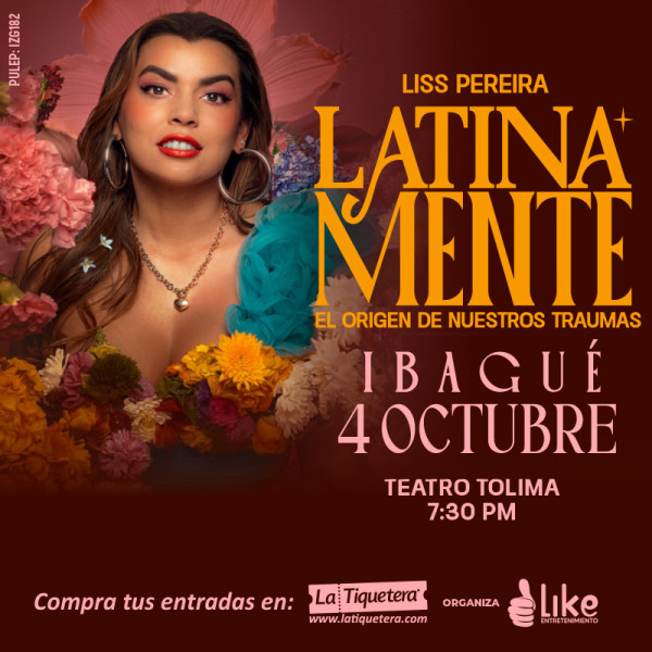 "Latinamente" Liss Pereira en Ibagué
