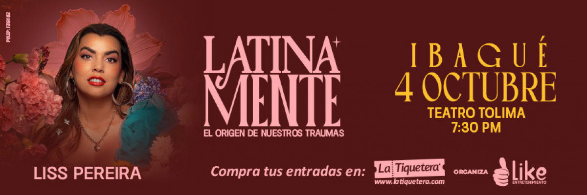 "Latinamente" Liss Pereira en Ibagué