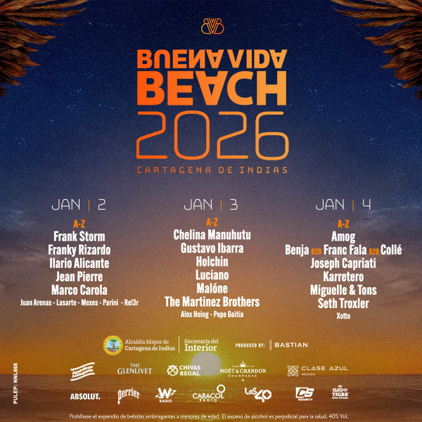 Buena vida Beach 2026 - Cartagena Buena vida Beach 2026 - Cartagena