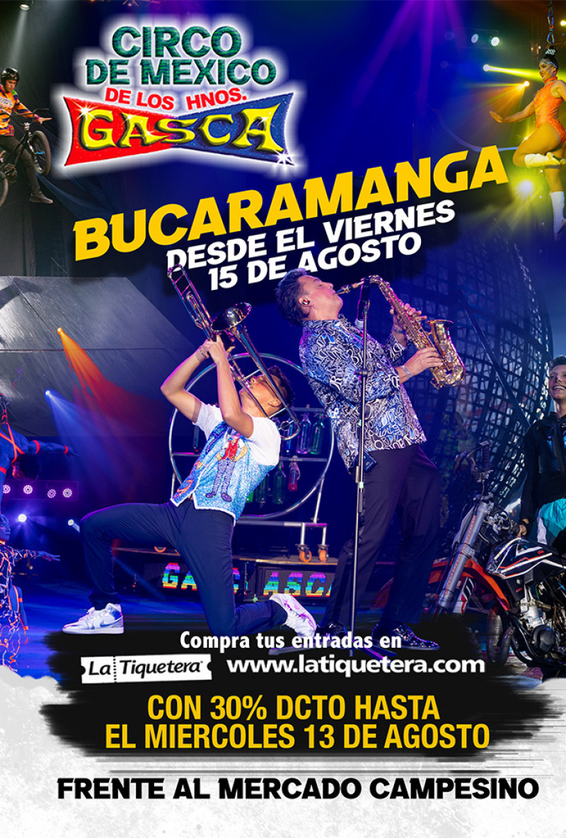 Circo de México de los hermanos Gasca en Bucaramanga