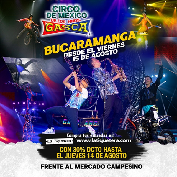 Circo de México de los hermanos Gasca en Bucaramanga