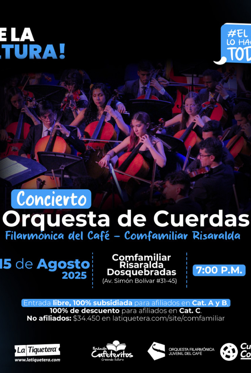 Orquesta de Cuerdas Filarmónica del Café - Comfamiliar, Risaralda