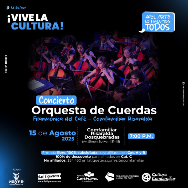 Orquesta de Cuerdas Filarmónica del Café - Comfamiliar, Risaralda