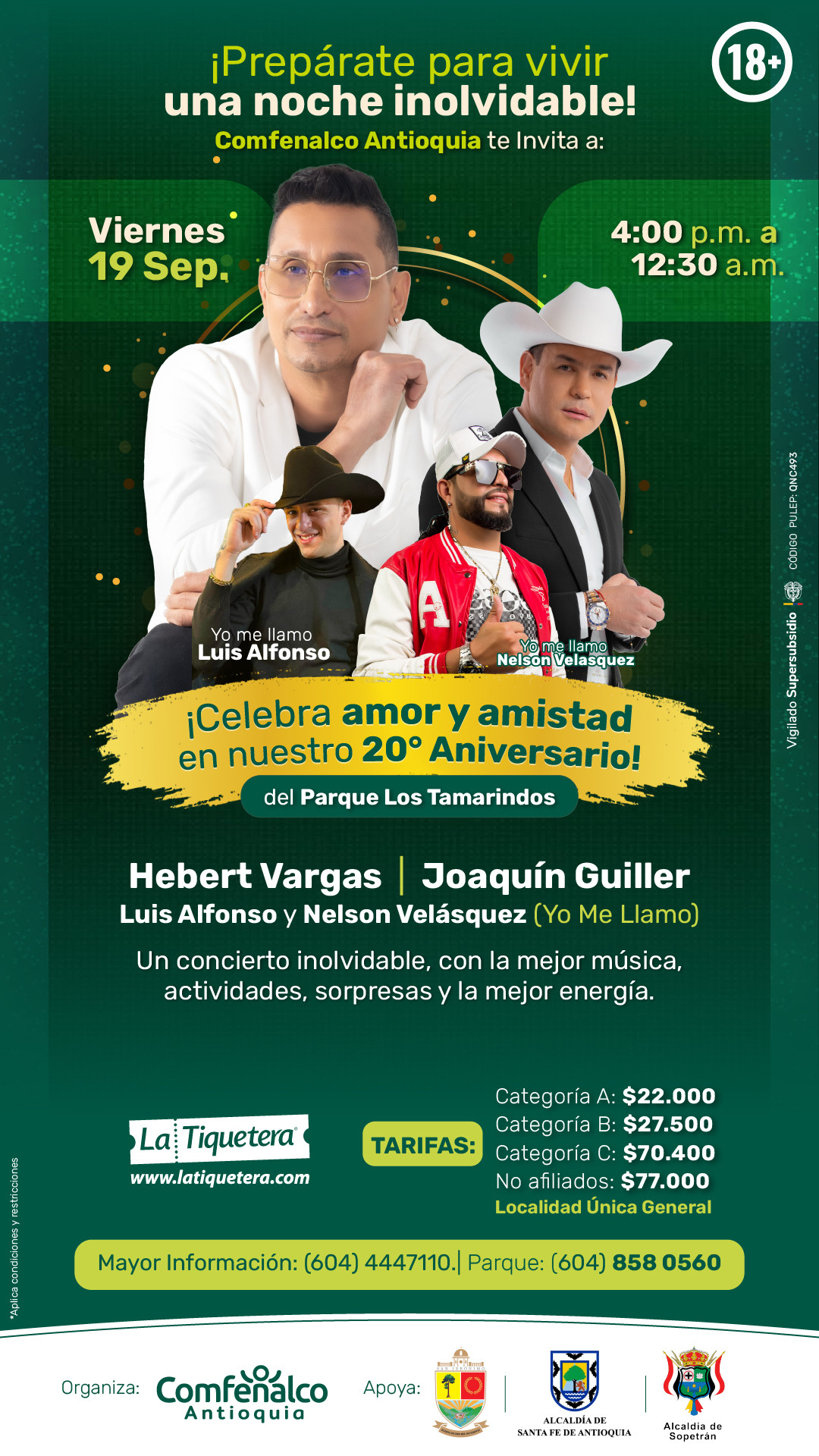 Flyer del evento