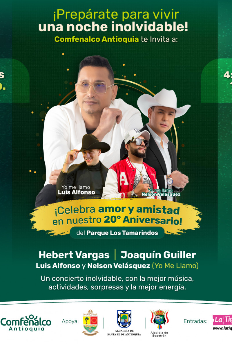 Concierto Hebert Vargas y Joaquin Guiller - Parque los Tamarindos