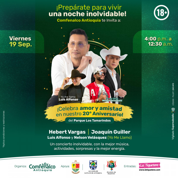 Concierto Hebert Vargas y Joaquin Guiller - Parque los Tamarindos