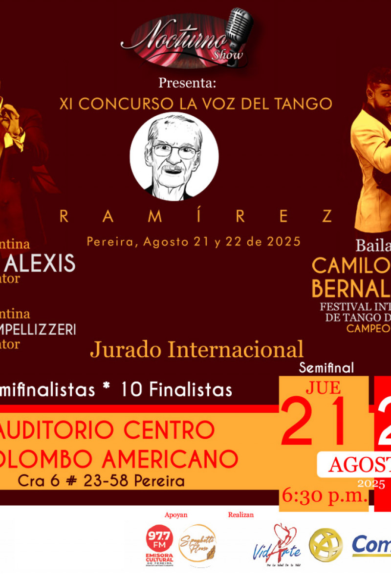 Nocturno show - XI concurso la voz del tango Noel Ramírez