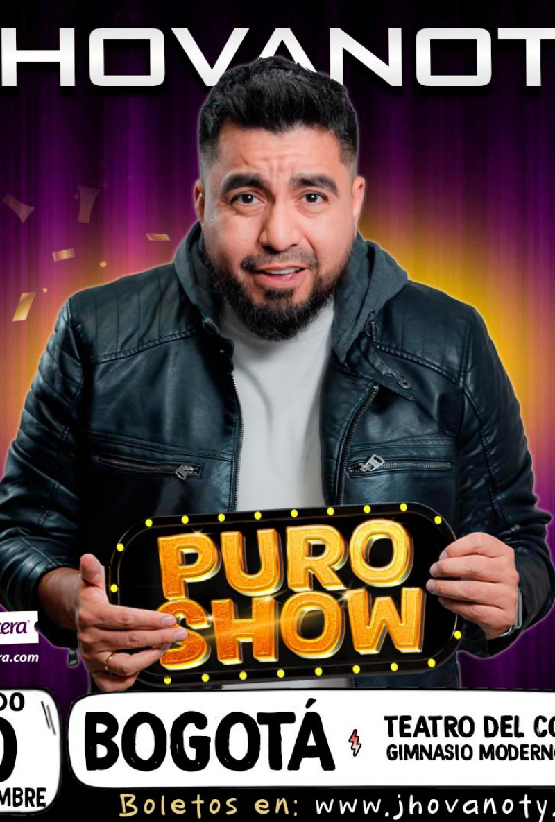 "Puro Show" de Jhovanoty en Bogotá 