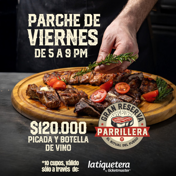 Gran reserva parrillera en Medellín