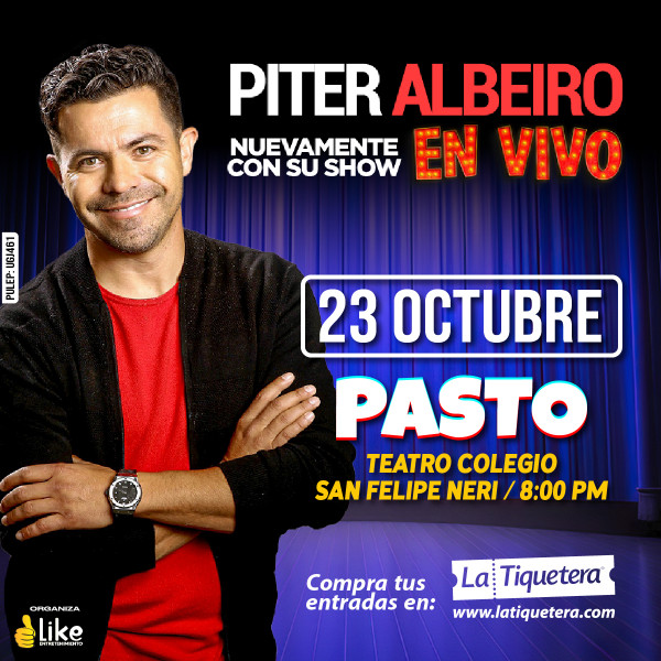 Piter Albeiro en Vivo en Pasto