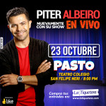 Piter Albeiro en Vivo en Pasto