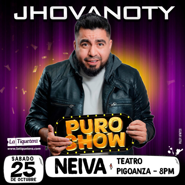 "Puro Show" de Jhovanoty en Neiva