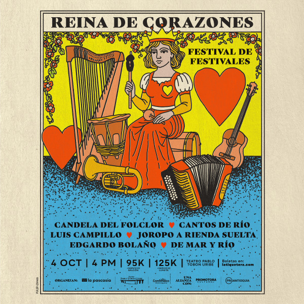 Reina de corazones - festival de festivales en Medellín