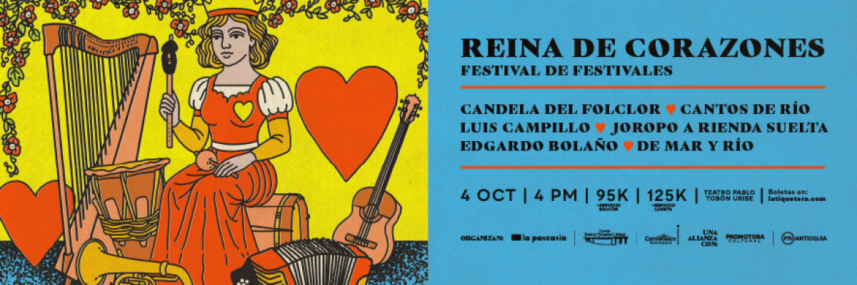 Reina de corazones - festival de festivales en Medellín