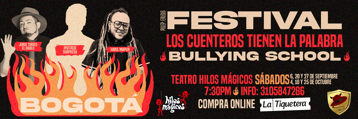 Bullying school -  los cuenteros tienen la palabra en Bogotá