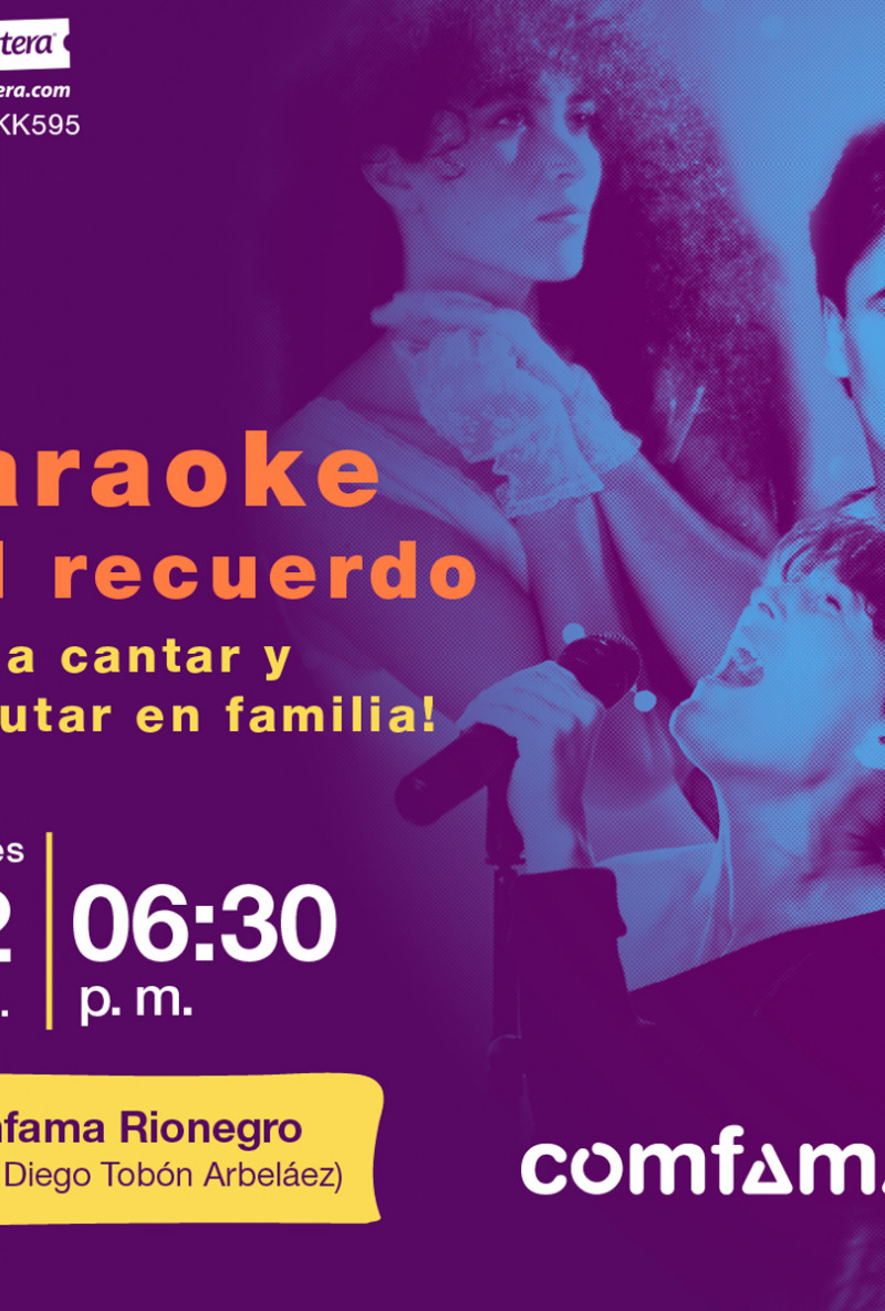 Concierto Karaoke del recuerdo en Rionegro