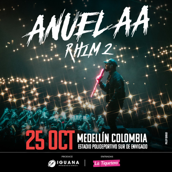 Anuel AA RHLM2 en Envigado