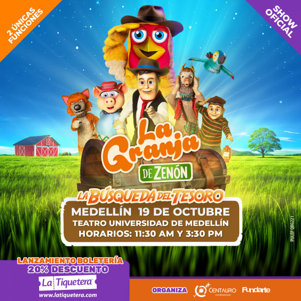 Show La Granja de Zenón en Medellín