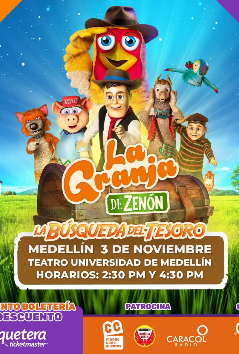 Show La Granja de Zenón en Medellín