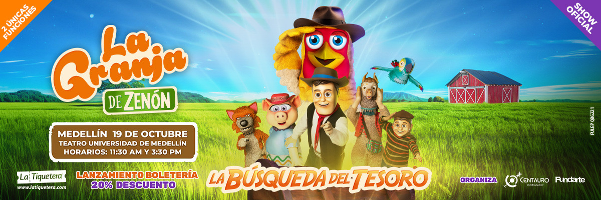 Show La Granja de Zenón en Medellín