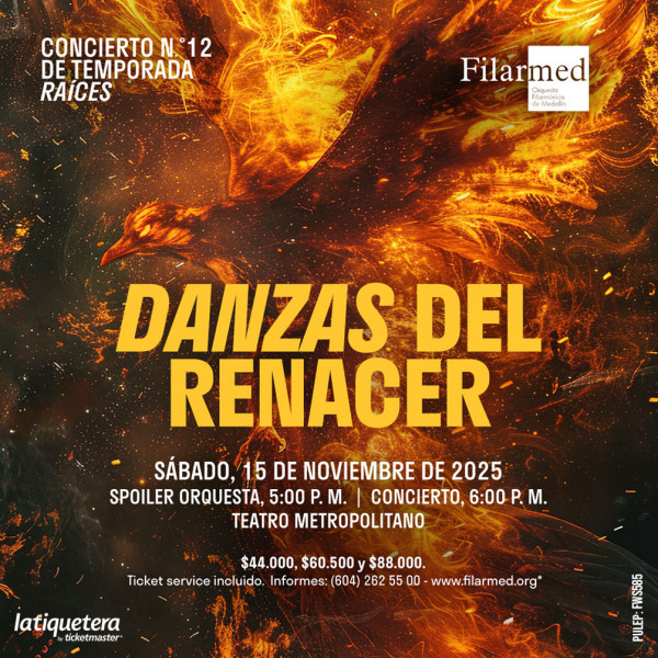 Concierto de Temporada No.12: Danzas del renacer Concierto de Temporada No.12: Danzas del renacer