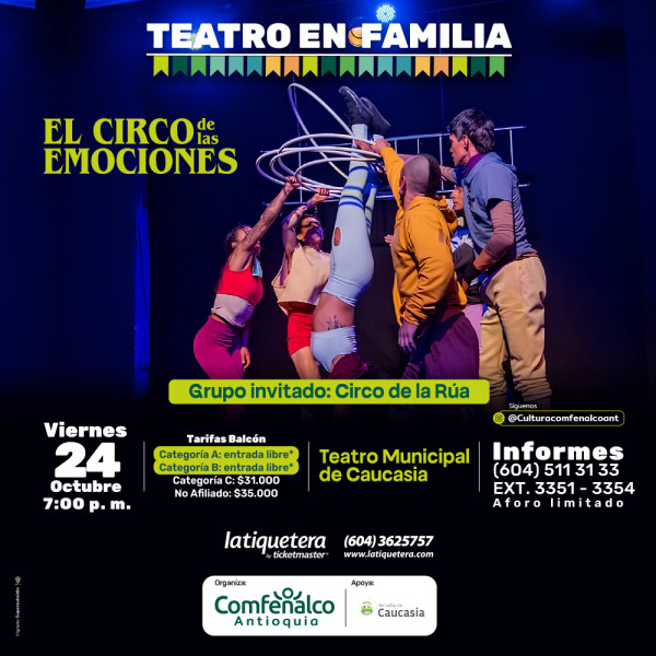 Teatro en Familia. El circo de la emociones en Caucasia