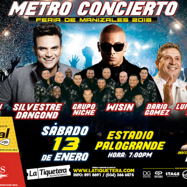 METROCONCIERTO FERIA DE MANIZALES 2018