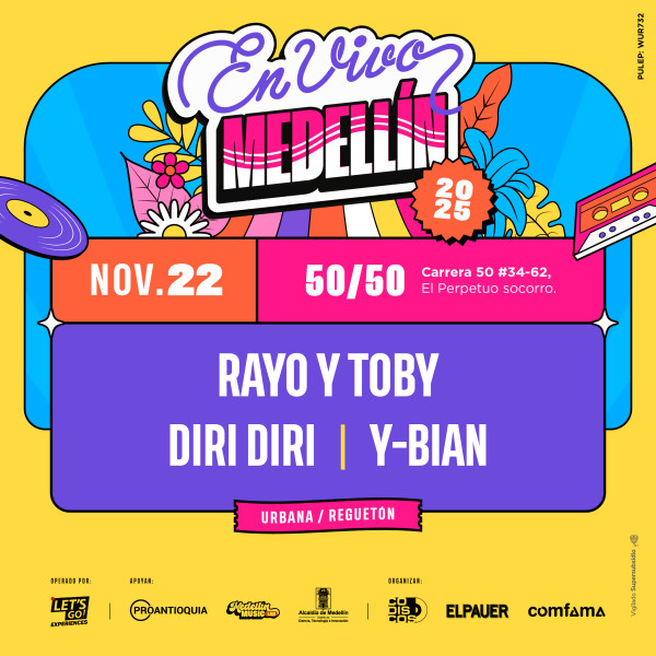 En Vivo Medellín 2025 - Música urbana/reguetón
