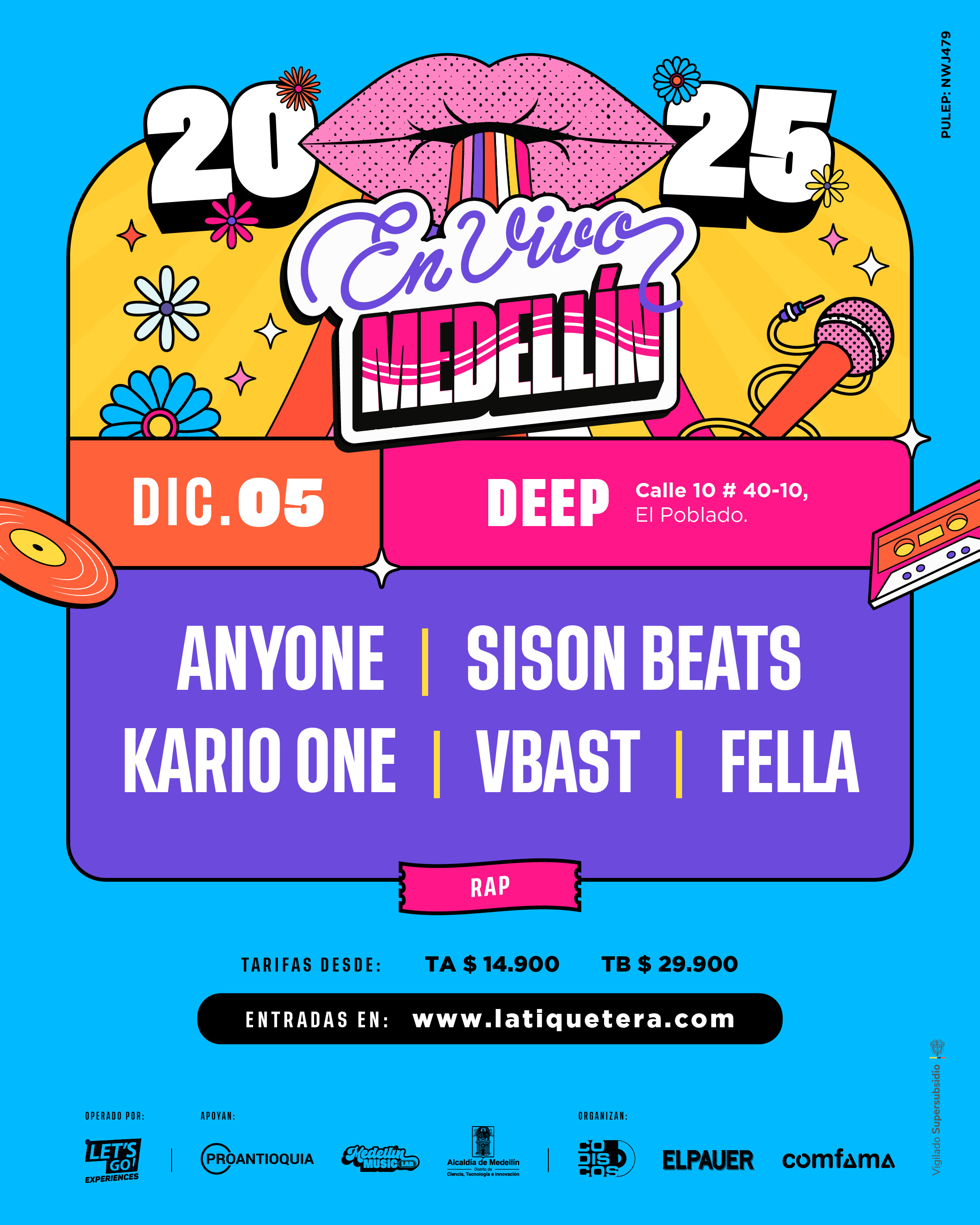 Flyer del evento