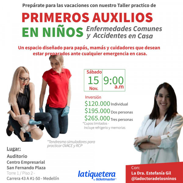 Primeros auxilios en niños: Enfermedades comunes y accidentes en casa Primeros auxilios en niños: Enfermedades comunes y accidentes en casa