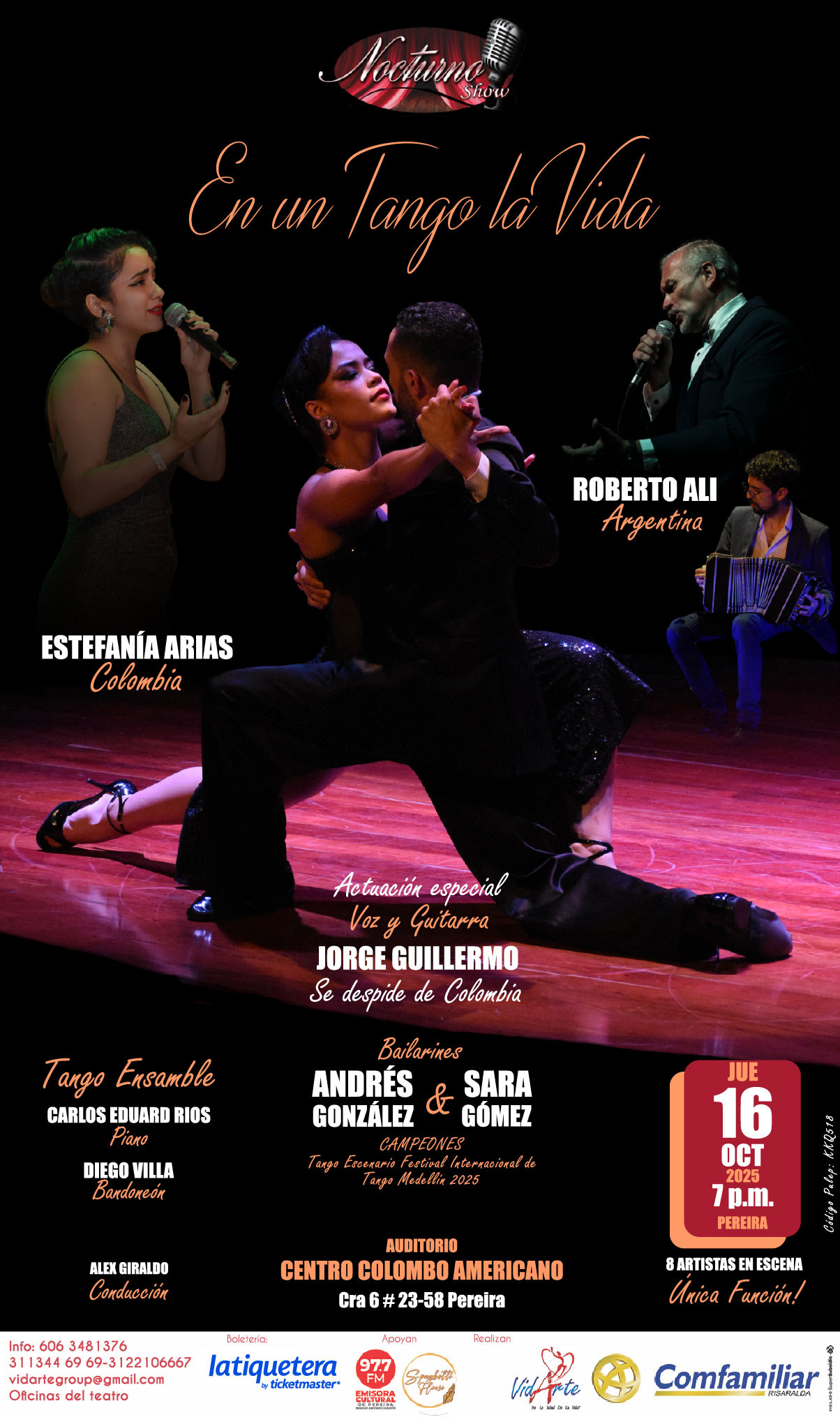 Flyer del evento