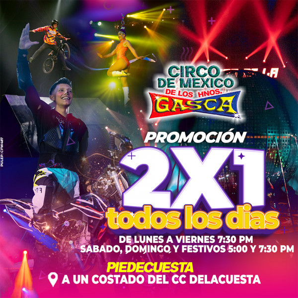 Circo de México de los hermanos Gasca en Piedecuesta Circo de México de los hermanos Gasca en Piedecuesta